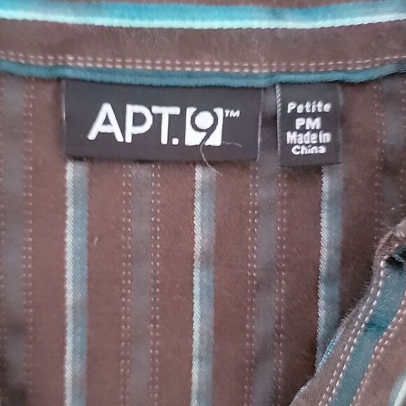APT 9 button down blouse Size PM - Picture 8 of 11